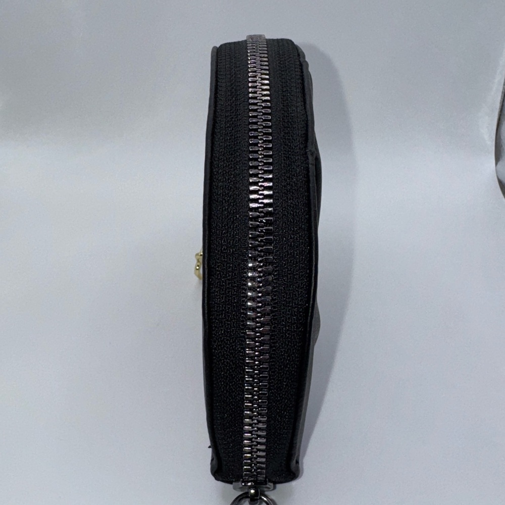 Simply Vera Vera Wang Black Pleated Half Moon Wallet - Picture 5 of 6